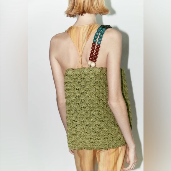 WOVEN PAPER TOTE BAG - Picture 2 of 12